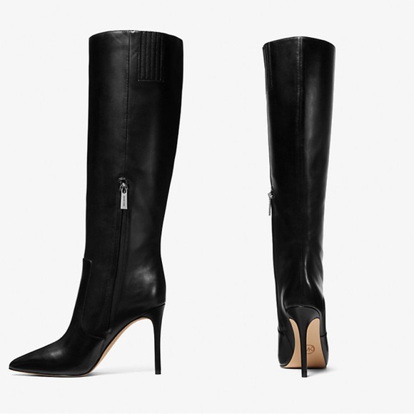 Michael Kors | Rue Leather Knee Boot - Picture 3 of 15